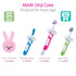 MAM Training Toothbrush for Babies, 1 Brush with Safety Shield, Interactive App, Blue for 5+ Months