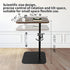 Spaces(15.7" 11.8" TV Tray Side Table, Adjustable Couch Table and Sofa Table, Overbed Snack Tables Study TV Tray C