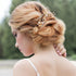 Waydress 6 Pcs Floral Hair Accessories, Gold Leaf Bridal Hair Pins, Wedding Hair Clips for Women