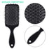 SIQUK 6 Pieces Hair Brush Comb Set, Paddle Brush and Black Combs for Men and Women, Wet, Dry, Curly Hair