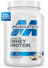 MuscleTech Grass Fed Whey Protein Powder - 20g Protein + 4.3g BCAA Deluxe Vanilla, 1.8 lbs - Hormone Free, Non-GMO,