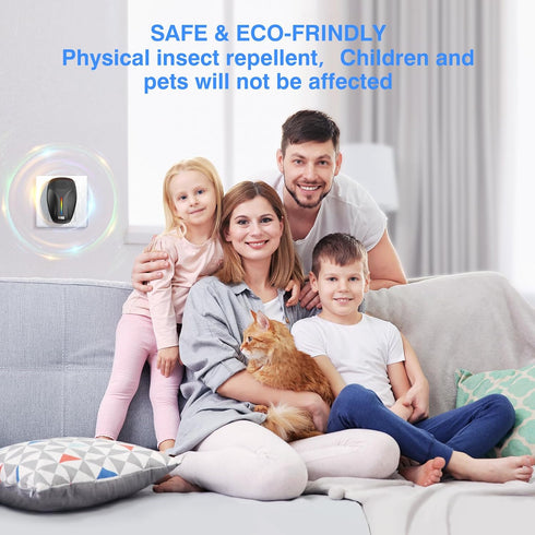 2024 Upgraded Ultrasonic Repeller & Insect Repeller, Ultrasonic for Roach, Rodent, Mouse, Bugs, Mosquito, Mice, Spider,