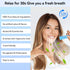 Hyaluronic Acid Mouthwash, Alcohol-Free Oral Rinse for Fresh Breath, Healthy Gums, 40 Travel Packs, Fresh Mint