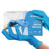 Blue Gloves Disposable Latex Free - 50 Count Medical Grade Surgical Gloves, Powder Free Nitrile, Medium