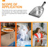 1pc Stainless Steel Dustpan - Heavy Duty Dustpan for Debris Cleaning, Plastic Office Small Shovel
