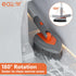 eazer 4-in-1 Long-Handled Tub Scrubber, Versatile Bathroom Cleaning Brush, Ideal for Shower, Tub, and Bathroom