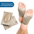 4 Pairs Compression Arch Support Sleeves with Gel Pad for Flat Foot Pain Relief, Cushioned Gel Foot Sleeves (Beige)