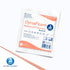 Dynarex Dynafoam Waterproof Bordered Adhesive Foam Wound Dressing Bandage, 10 Count, 4" x 4"