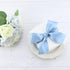 Dusty Blue Ribbon, 2 Inch Thick Double Face Satin for Christmas Tree, Bridal Bouquet, Baby Shower Crafts, 25 Yards