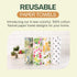 Reusable Paper Towels Washable Roll (12”x10”), Soft 100% Cotton Flannel, Kitchen Paper Towels, 12 Pack