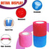 Kuanfine 3 Pack 2 Inches Self Adhesive Bandage Wrap Vet Wrap for Pets, Stretch Self Adherent Tape Cohesive Wrap