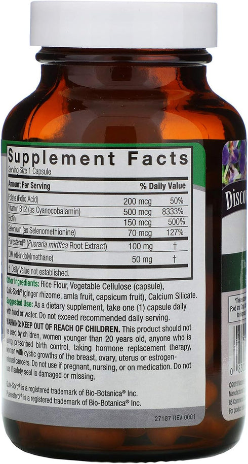 Nature's Answer Pueraria Mirifica Vegetarian Capsules, 60-Count
