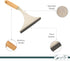 Wooden Handle Household Squeegee - Streak-Free Water Removal Tool