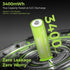 UNROEVS 4 Packs, 3400mWh 1.5V 2-in-1 Cable,2H Rechargeable Lithium AA Batteries Rechargeable Double A Battery