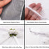 SumDirect Rose Organza Gift Bags, 50 Pcs 4x5 inch White Wedding Favor Bags with Drawstring for Party