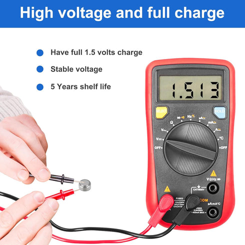 JOXIYECLTL LR44 25 Pack 1.5V L1154f 357 AG13 SR44 A76 GP76 44b 303 Batteries Lr Button Coin Cell Batteries