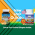 NaturesPlus Animal Parade MagKidz, Natural Cherry Flavor - 90 Animal-Shaped, Chewable Tablets - Pack of 2 - Bone & Muscle Health Support - Non-GMO, Vegan, Gluten Free, Sugar Free - 90 Total Servings