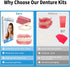 YILUYUNI (1 Count (Pack 1) DIY Denture Temporary Veneers Kit for Women and Men, Upper and Lower Tooth Replacement Kit
