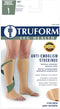 Truform Surgical Stockings, 18 mmHg Compression, Knee High, Open Toe, White, Medium