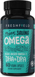 Ocean Saving Omega 3, Fish Oil Replacement, 2-Month Supply, Sustainably Sourced Algae Oil with Highest DHA