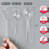 Disposable Clear Soup Spoons, Heavy Duty Plastic Soup Spoons for Party Supply, 120 Count