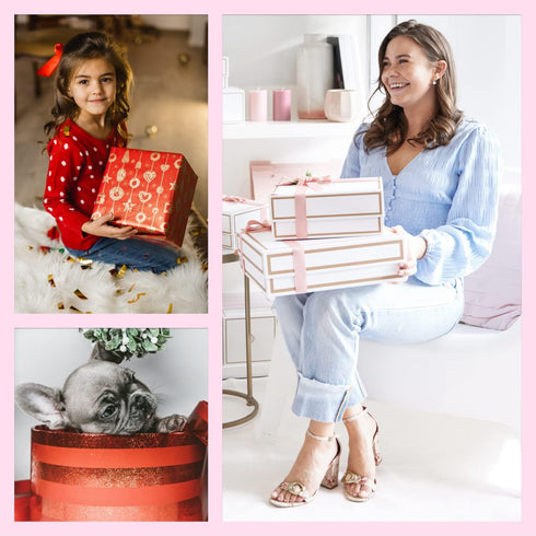 Morex 7/8" X 50 YD Double Face Satin Ribbon - Light Pink for Gift Wrapping, Birthday Cards, Crafts, Wedding Gifts