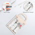 Clear Hanging Toiletry Bag - Waterproof Travel Bag for Women and Men, Portable Cosmetic Organizer