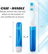 Lingito Travel Toothbrushes, Soft Mini Toothbrush with Cover, Portable Toothbrush Kit (3 Pack)