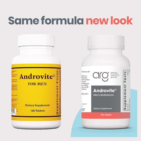 Optimox Androvite for Men, Magnesium Supplement, 500mg, 180 Count
