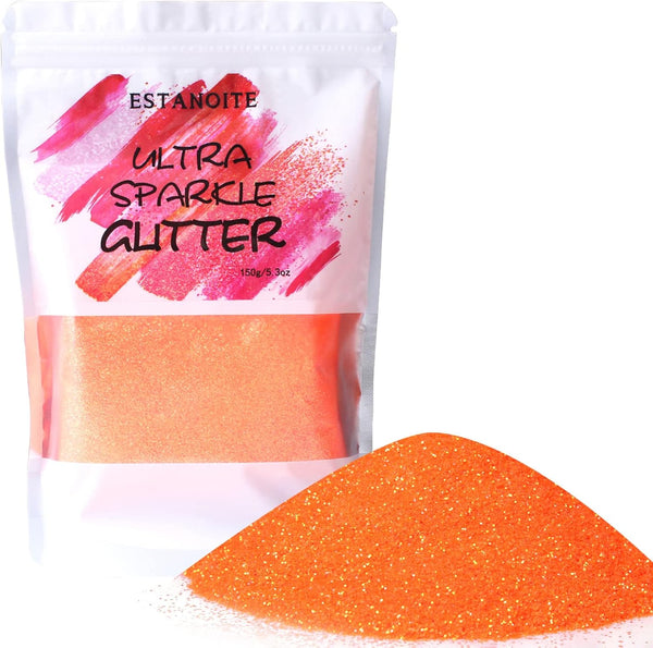 Iridescent Fine Glitter, 150g Rainbow Glitter Powder for Resin Tumblers, Slime, Nail Art, Festival Decor