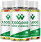 3 Packs Organic Hemp Gummies, 7,500,000 High Strength, High Potency Hemp Oil Infused Gummies, Natural Hemp Candy
