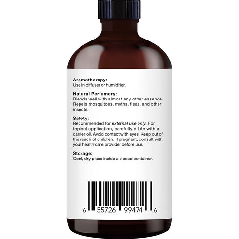 MAJESTIC PURE CEDARWOOD Essential Oil | 100% Pure and Natural | Premium Grade Essential Oils for Hair Care, Home Diffusers, Skin, Aromatherapy, Massage and Humidifiers | 4 Fl Oz