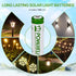 Ni-MH Rechargeable AA Batteries, 1.2V 1000mAh High Capacity Pre-Charged for Solar Lights, 12 Pack