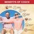 CoQ10 600 mg Softgels - Coenzyme-Q10 with Omega 3 & PQQ & Vitamin E for Heart & Antioxidant Support | 60 Servings
