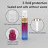 14Pcs 10ml Rose Blue Gradient Color Spray Bottles, Glass Vials for Perfume, Refillable Makeup Travel Fine Mist Sprayer