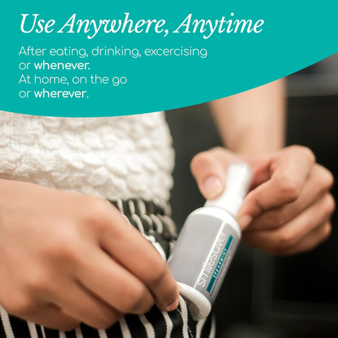 Smilesaver Cleaner - Quick & Effective for Retainers, Clear Aligner, Dentures, Nightguard - Minty Taste (2 Ounce - 1