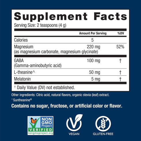 Natural Vitality Natural Calm CALMFUL SLEEP, Mixed Berry Flavor, 6 Ounces