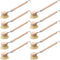 Maxdot 10 Pcs Kitchen Dish Brush with Beechwood Handle Natural Wooden Handle Scrub
