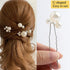 Wedding Pearl Hair Pins (12 PCS), U Shaped Hair Accessories for Bridal Women in Silver