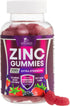 Zinc Gummies for Adults 50 mg, High Absorption Immune Health Support, Vegan, Gluten Free, Mixed Berry Flavor, 120 Count