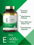 Carlyle Dry Vitamin E 400 IU (268mg), 120 Capsules, High Potency, Non-GMO, Gluten Free