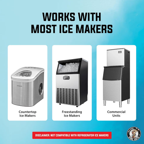 HVAC Guys 16oz Nickel Safe Ice Machine Cleaner and Descaler | Descales & Improves Efficiency | Universal Ice Maker