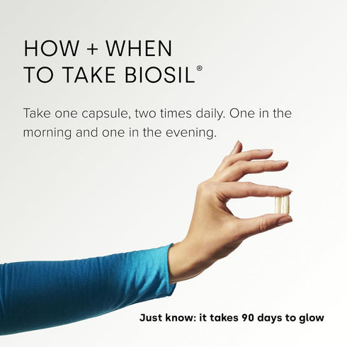 Biosil Collagen Generator, 60 Liquid Capsules with Patented ch-OSA Complex, 30-Day Supply