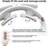wfofmo 6 15 Vibrating Neck Massager with Vibration Modes & Intensity Levels,Promote Muscle Relaxation for Women Men