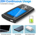 Belifu Dual Channel TENS EMS Unit - 24 Modes Muscle Stimulator for Pain Relief Therapy with 10 Pads