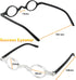 Success Eyewear Reading Glasses Set of 3 - Spring Hinge Professor Readers for Men and Women, Quality Fashion Glasses