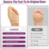 LEOWEER Grip,4 Orthopedic Metatarsal Pad,Breathable Ball of Foot Cushion with Anti-Slip Heel Sizes,Extra Thick Gel Pads