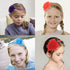 XIMA Headbands for Girls, Chiffon Flower Hairbands with Teeth, Pack of 15 Hair Accessories for Kids