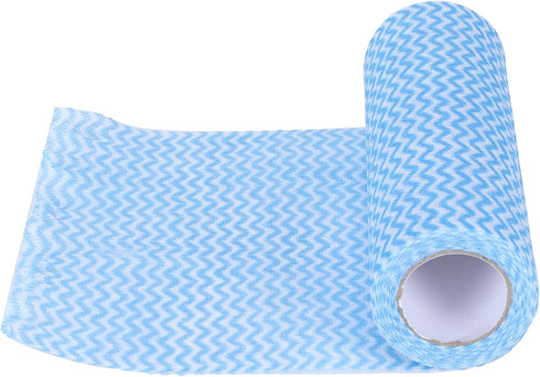 Cleaning Cloths Wipe Roll, Reusable Kitchen Cleaning Wipe, Wash Rags for Home, Kitchen Use (Blue)