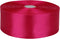 Satin Ribbon 50 Yards Solid Fabric Ribbons Roll - for Wedding Invitations, Bridal Bouquets, Gift Wrapping (Rose Red,